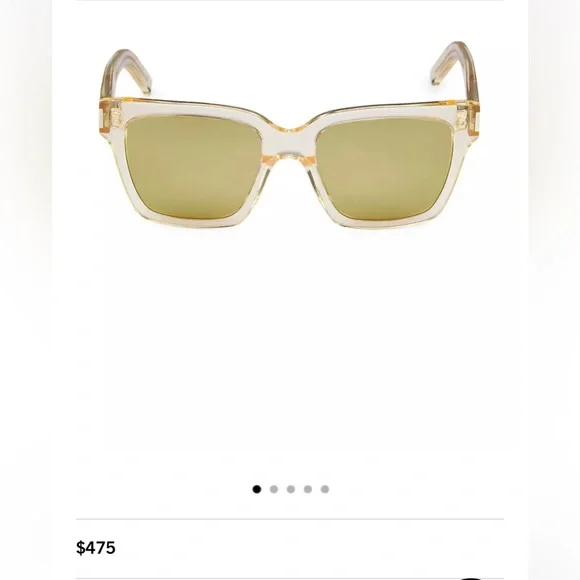 Saint Laurent | Accessories | Saint Laurent Clear Yellow 